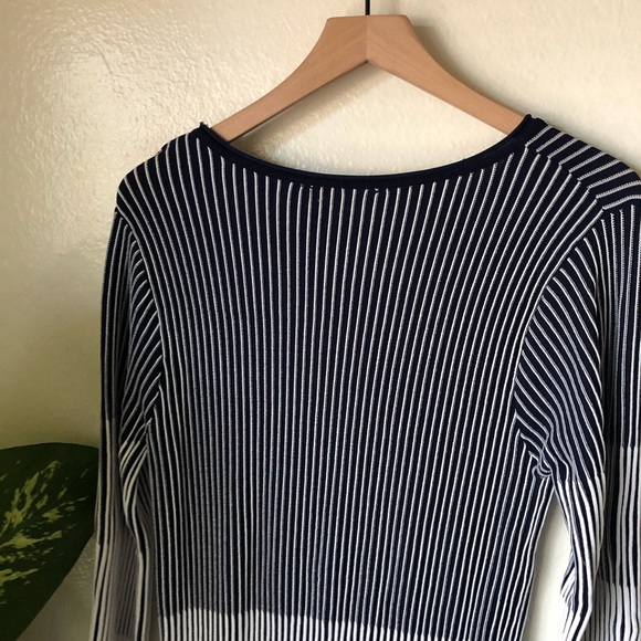 Lulu’s | Toria Striped Pleated Sweater Dress - Picture 8 of 8